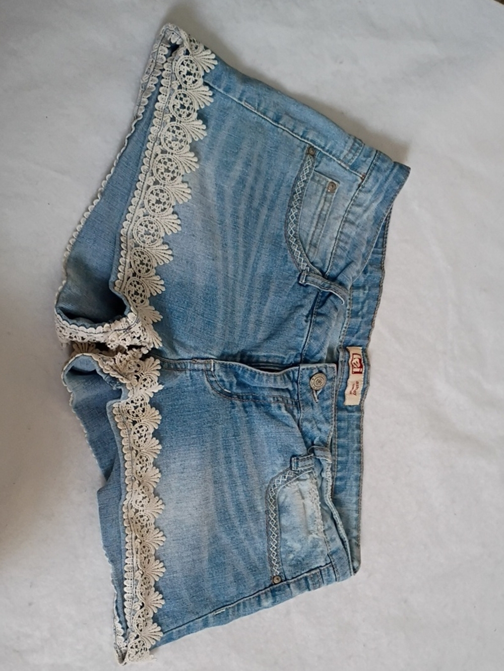 Light Blue Denim Crochet "l.e.i."